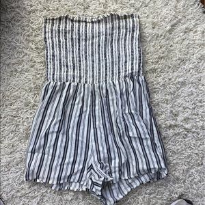 Tube top romper